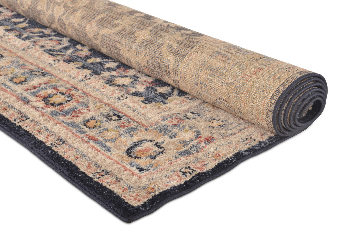 Tappeto classico stile persiano tradizionale navy blu - VR5006