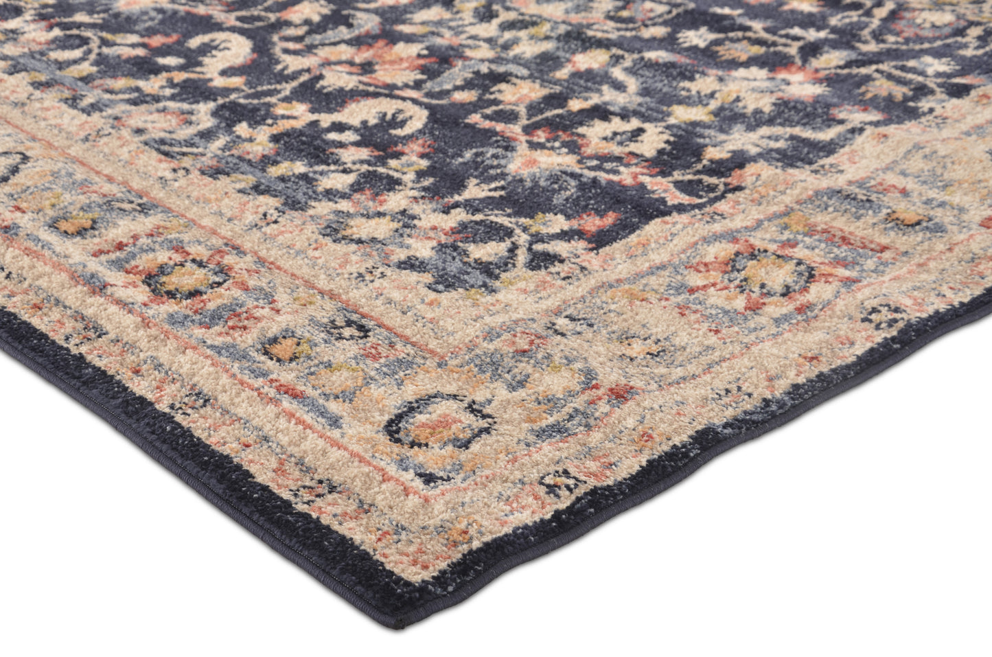 Tappeto classico stile persiano tradizionale navy blu - VR5006