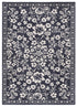 Tappeto salotto floreale moderno colore blu scuro- UN2089