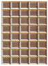 Tappeto soggiorno moderno colore mattone terracotta- UN2090