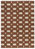 Tappeto casa color mattone salotto soggiorno moderno - UN2092