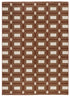 Tappeto casa color mattone salotto soggiorno moderno - UN2092