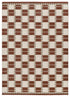Tappeto soggiorno geometrico colore mattone terracotta  - UN2012