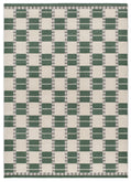 Tappeto per salotto verde geometrico moderno - UN2013