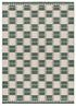Tappeto per salotto verde geometrico moderno - UN2013