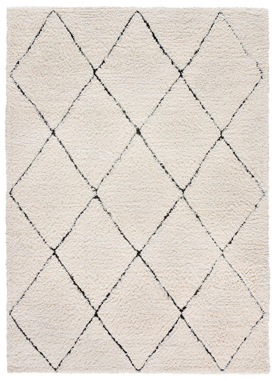 Tappeto per camera salotto stile scandinavo colore bianco - UN2015