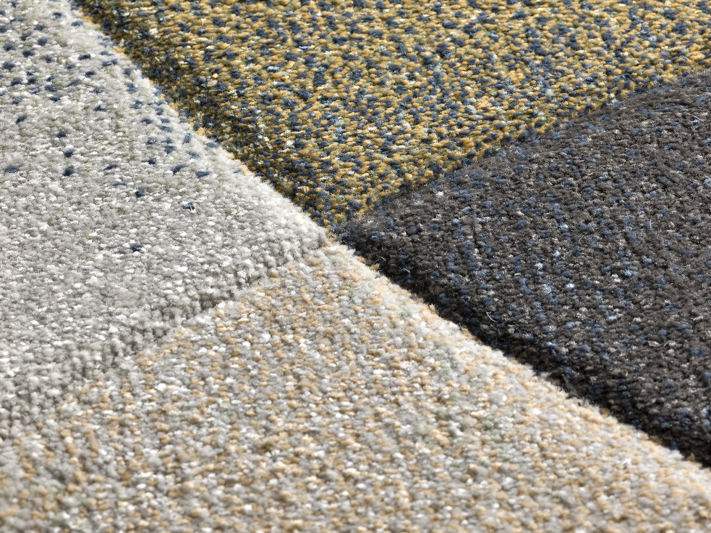 Tappeto per salotto moderno disegno geometrico blu multicolore - UN2020