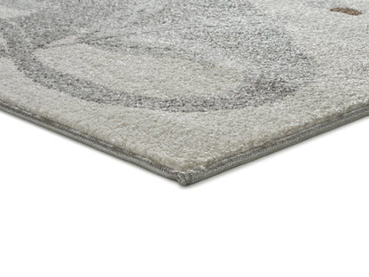 Tappeto cameretta bambini disegno Jurassic bianco - UN6005