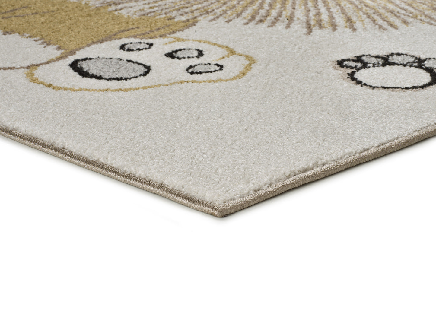 Tappeto cameretta bambini disegno leone bianco - UN6006