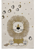 Tappeto cameretta bambini disegno leone bianco - UN6006