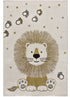 Tappeto cameretta bambini disegno leone bianco - UN6006