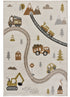 Tappeto cameretta bambini disegno roads multicolore - UN6007
