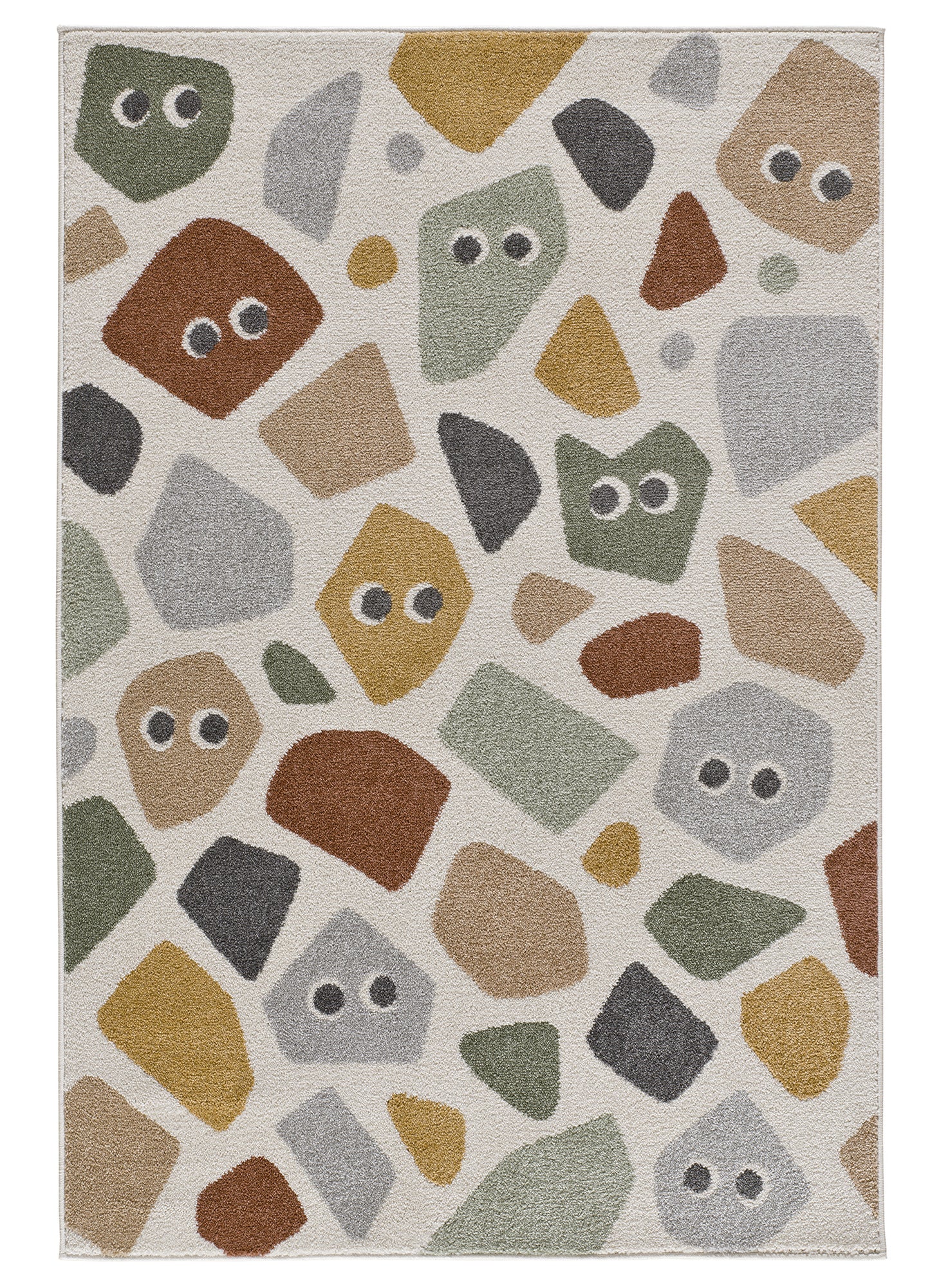 Tappeto cameretta bambini disegno ghosts multicolore - UN6009
