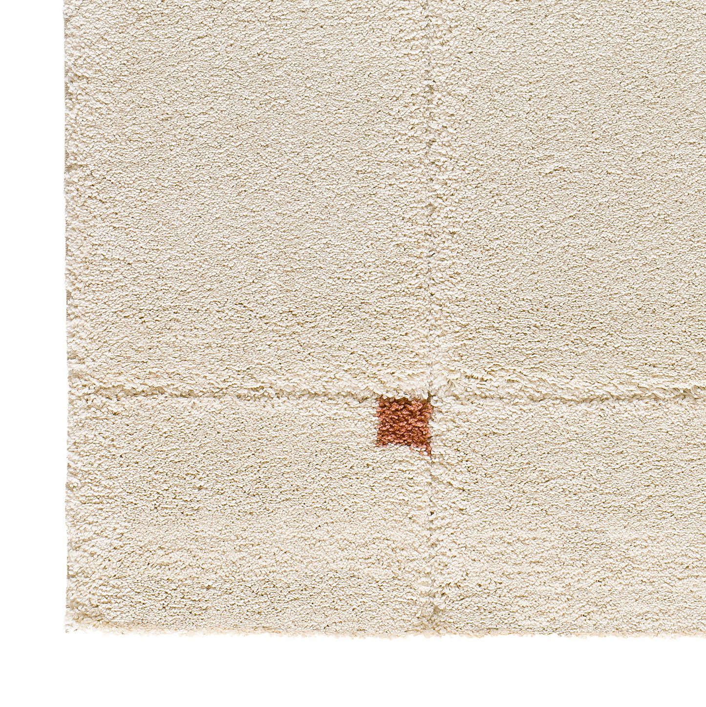Tappeto arredo casa  colore crema terracotta - UN2026
