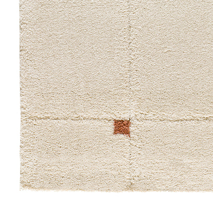 Tappeto arredo casa  colore crema terracotta - UN2026