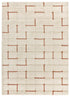 Tappeto arredo moderno colore crema terracotta - UN2028