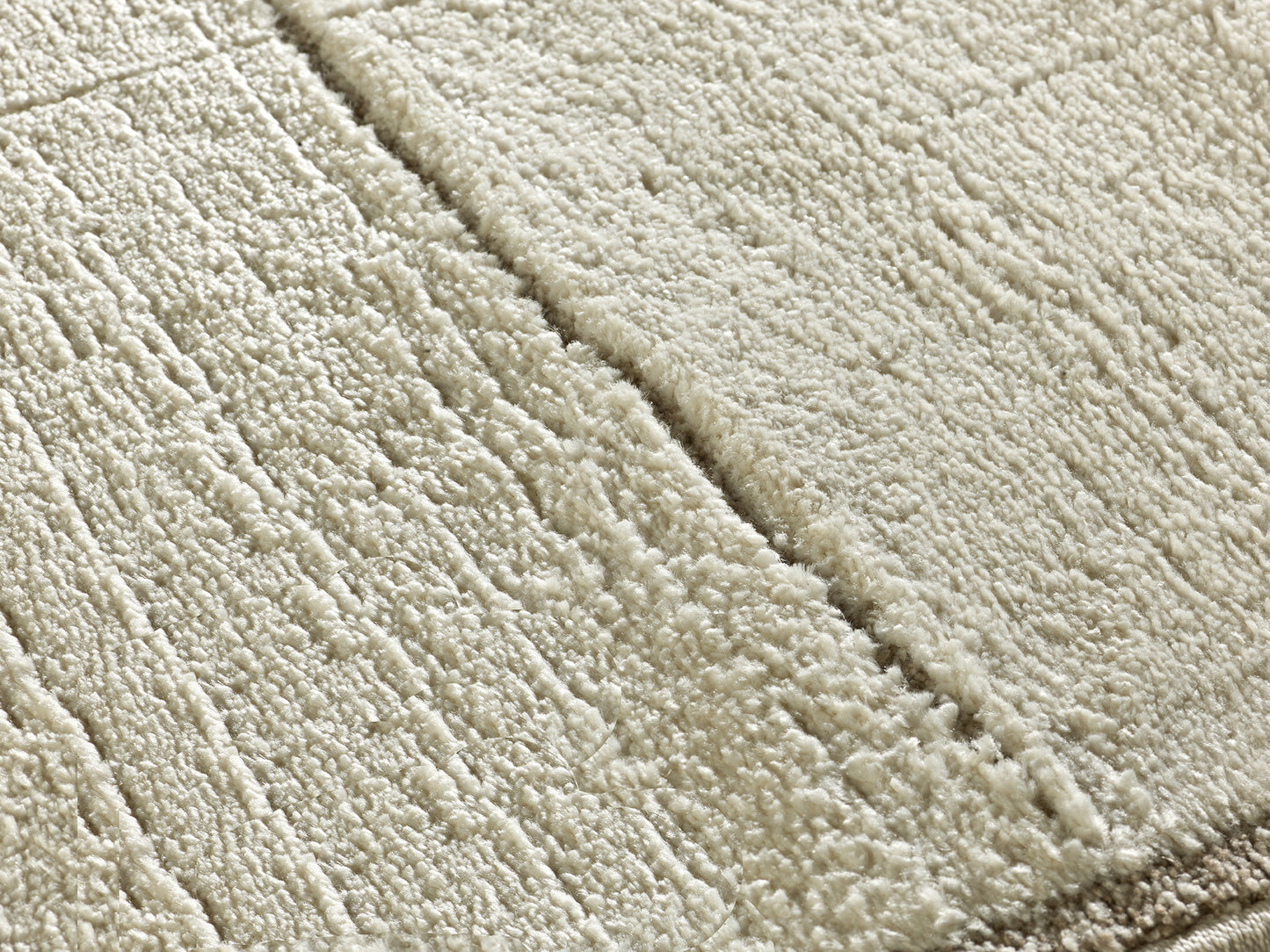 Tappeto moderno sala unicolor crema - UN2030