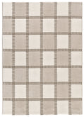 Tappeto moderno beige crema disegno geometrico- UN2031