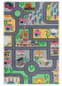 Tappeto lavabile per cameretta bambini disegno circuit multicolore- UN6017