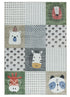 Tappeto lavabile per cameretta bambini disegno animals multicolore- UN6018
