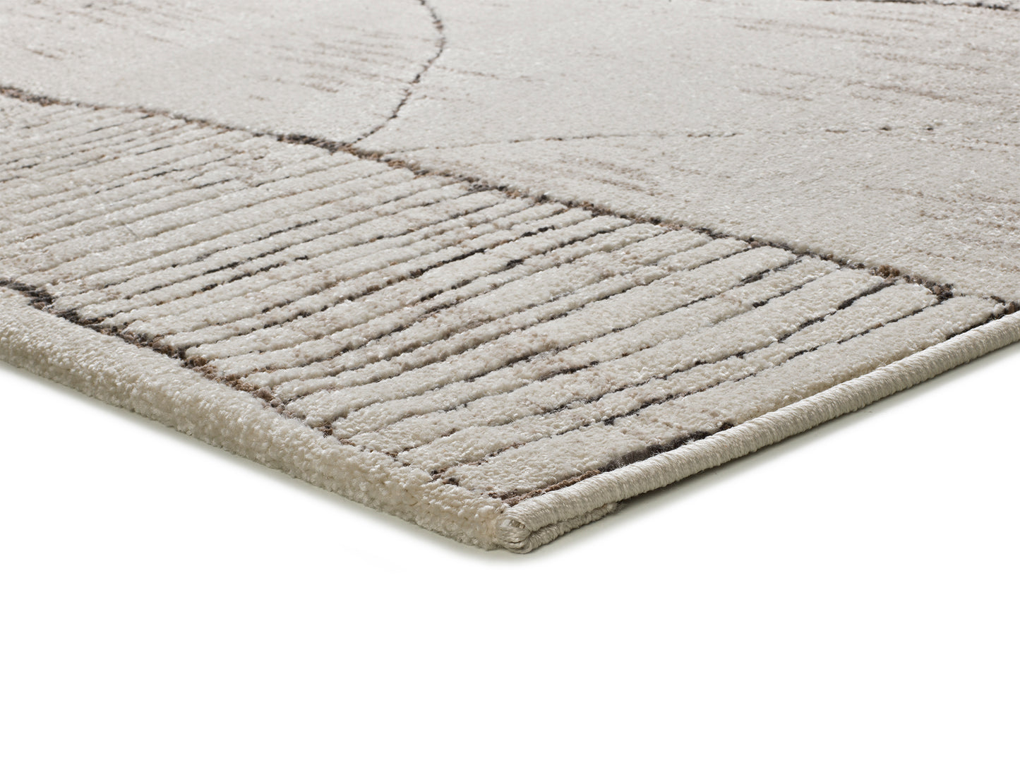 Tappeto etnico tribale marocchino crema e beige - UN2085