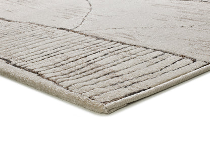 Tappeto etnico tribale marocchino crema e beige - UN2085