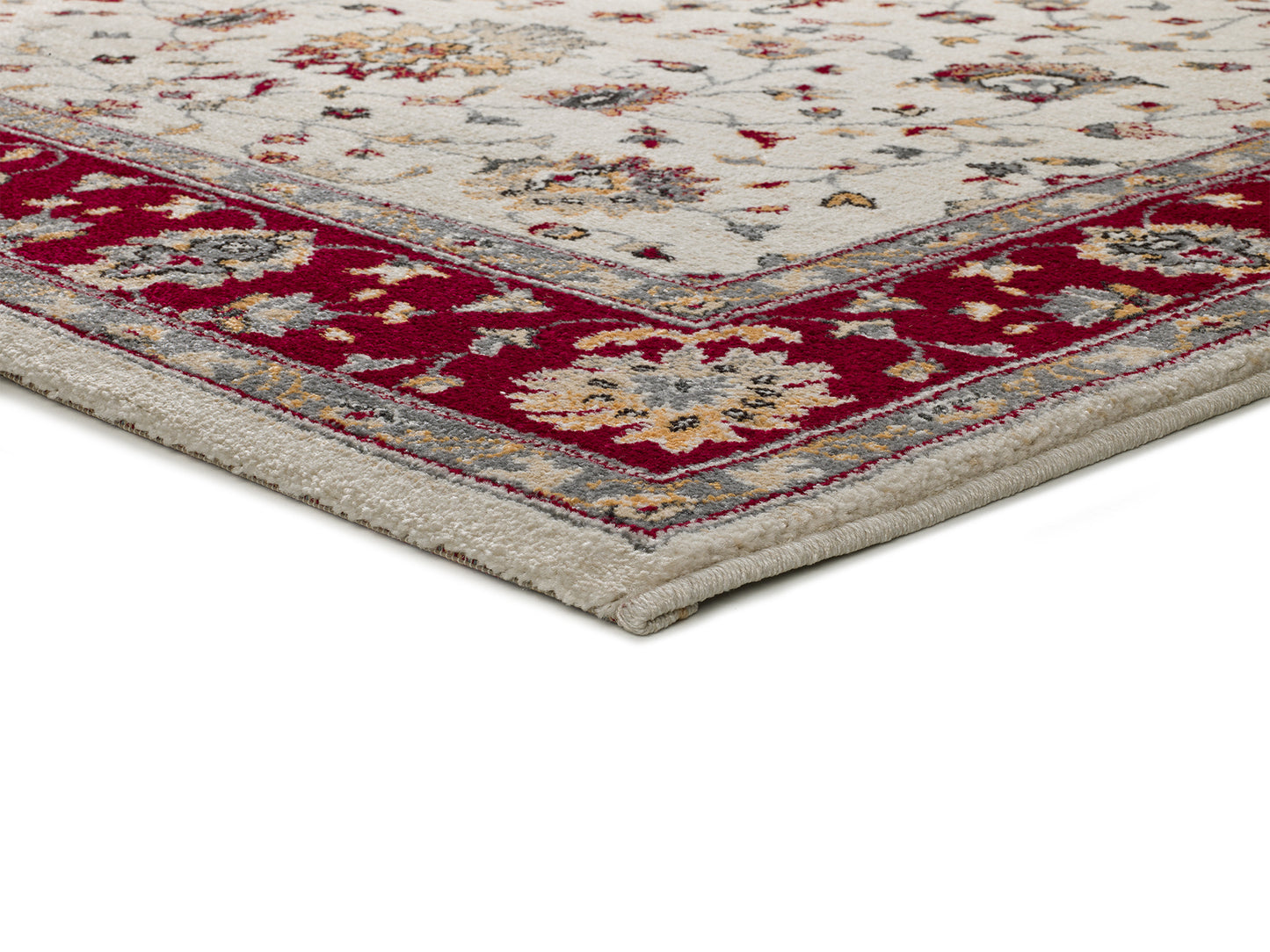 Tappeto persiano tradizionale crema rosso - UN5008