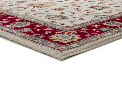 Tappeto persiano tradizionale crema rosso - UN5008