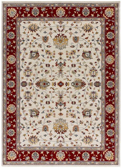Tappeto persiano tradizionale crema rosso - UN5008