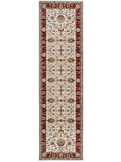 Tappeto persiano tradizionale crema rosso - UN5008