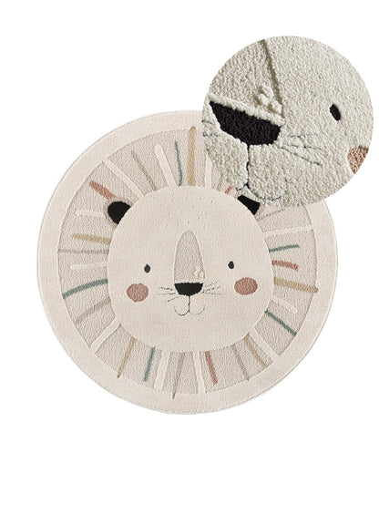 Tappeto rotondo per cameretta bambini multicolore- UN6020