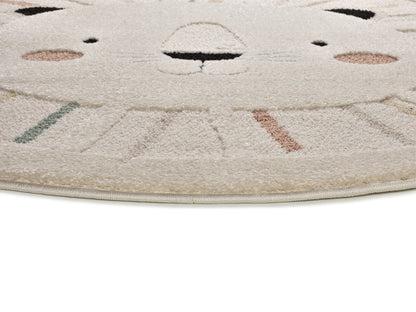 Tappeto rotondo per cameretta bambini multicolore- UN6020