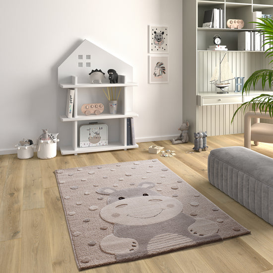 Tappeto arredo per cameretta bambini grigio - UN6021