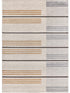 Tappeto soggiorno elegante linee geometriche grigio e beige - UN2082