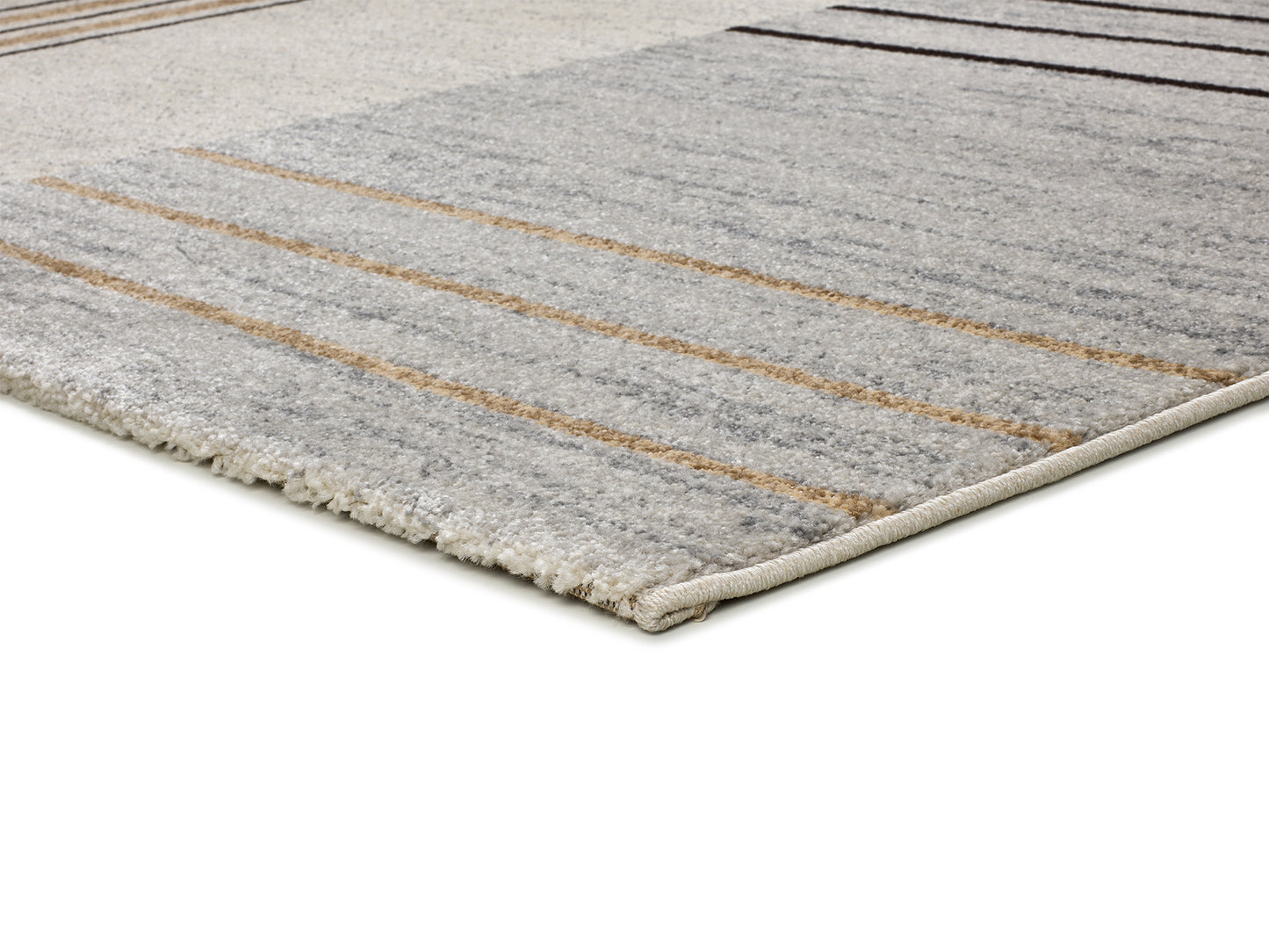 Tappeto moderno elegante forme geometriche grigio e beige - UN2083
