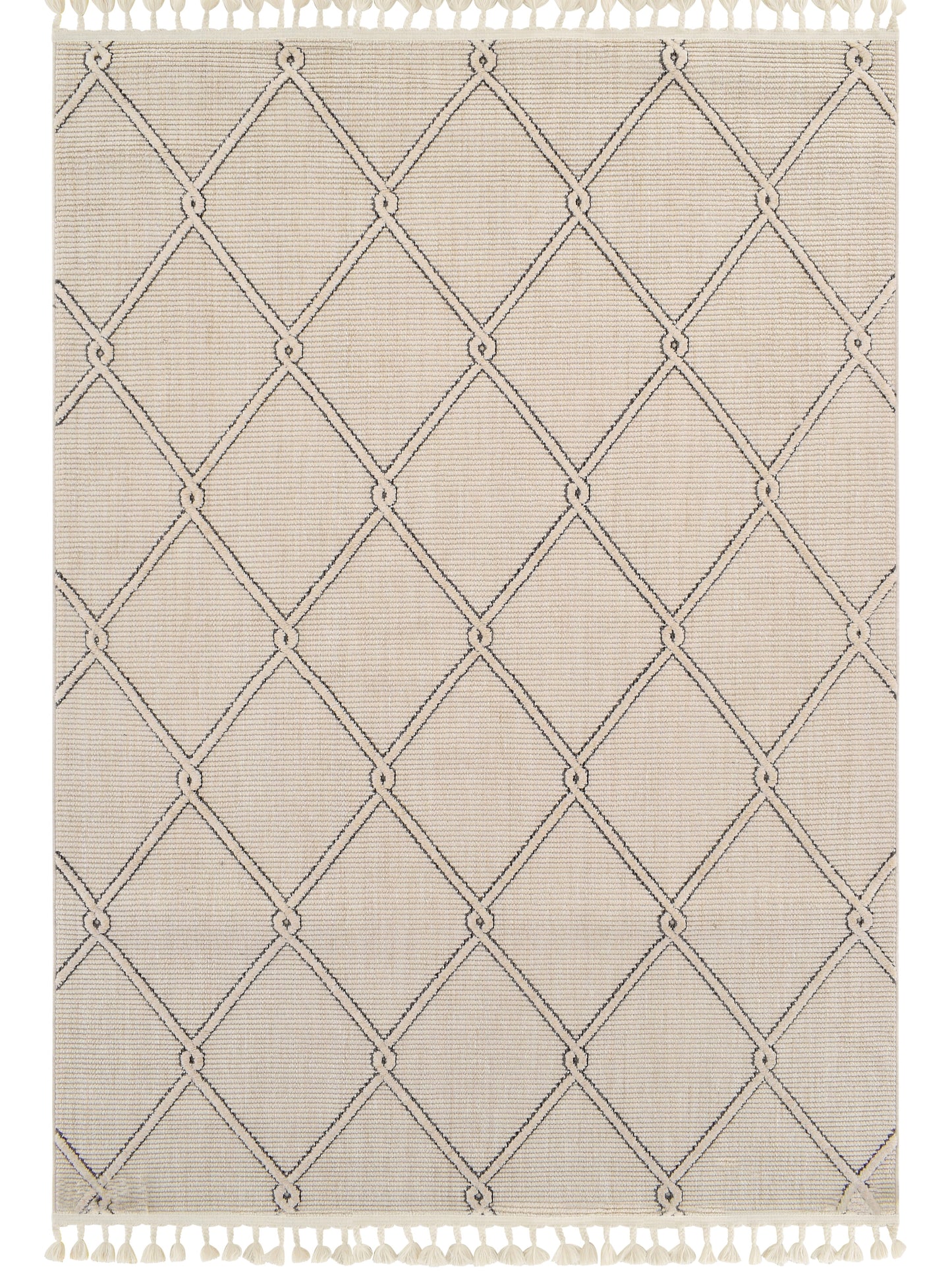 Tappeto etnico moderno color crema - VR2014