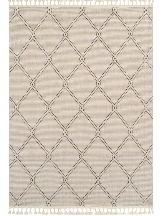 Tappeto etnico moderno color crema - VR2014