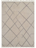 Tappeto etnico moderno color crema e grigio - VR2015
