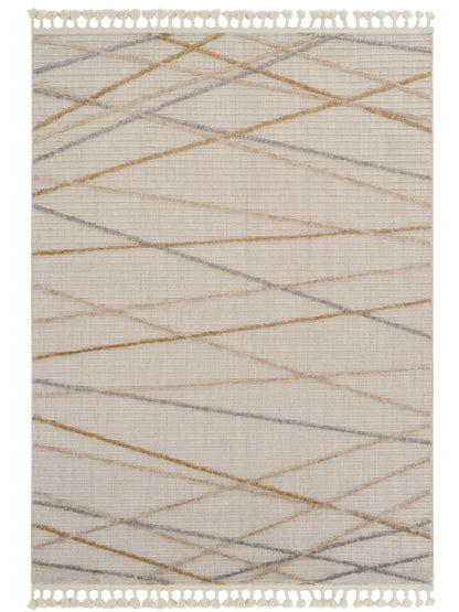 Tappeto etnico moderno color avorio crema - VR2017