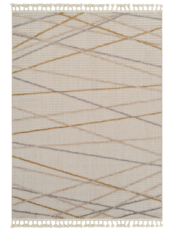 Tappeto etnico moderno color avorio crema - VR2017
