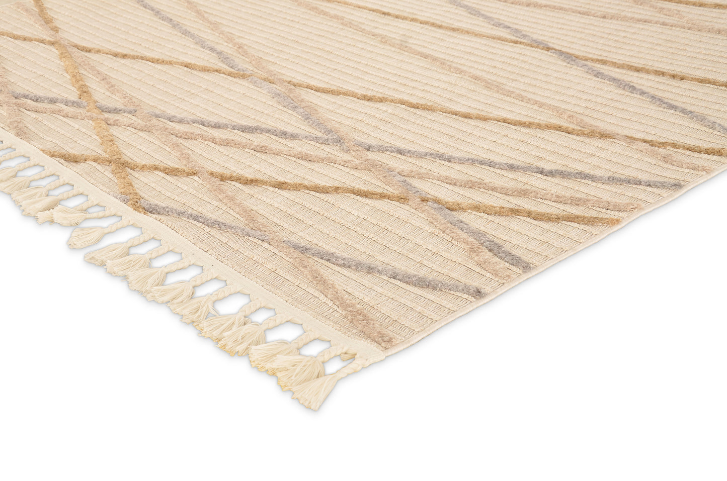 Tappeto etnico moderno color avorio crema - VR2017