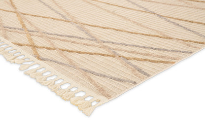 Tappeto etnico moderno color avorio crema - VR2017