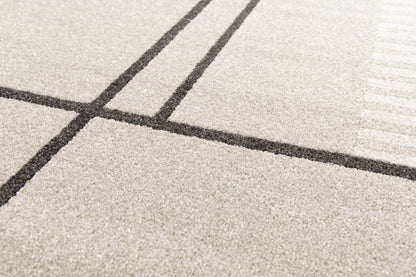 Tappeto soggiorno salotto beige - UN2036