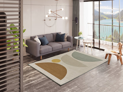 Tappeto salotto moderno fantasia multicolore - UN2039
