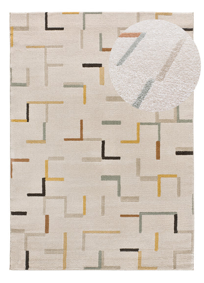 Tappeto arredo salotto colori moderni  - UN2040