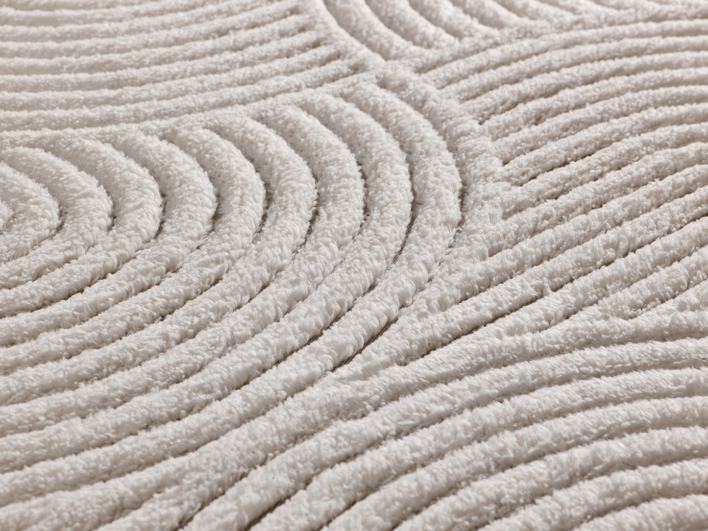 Tappeto lavabile leggero disegno moderno colore crema- UN7001