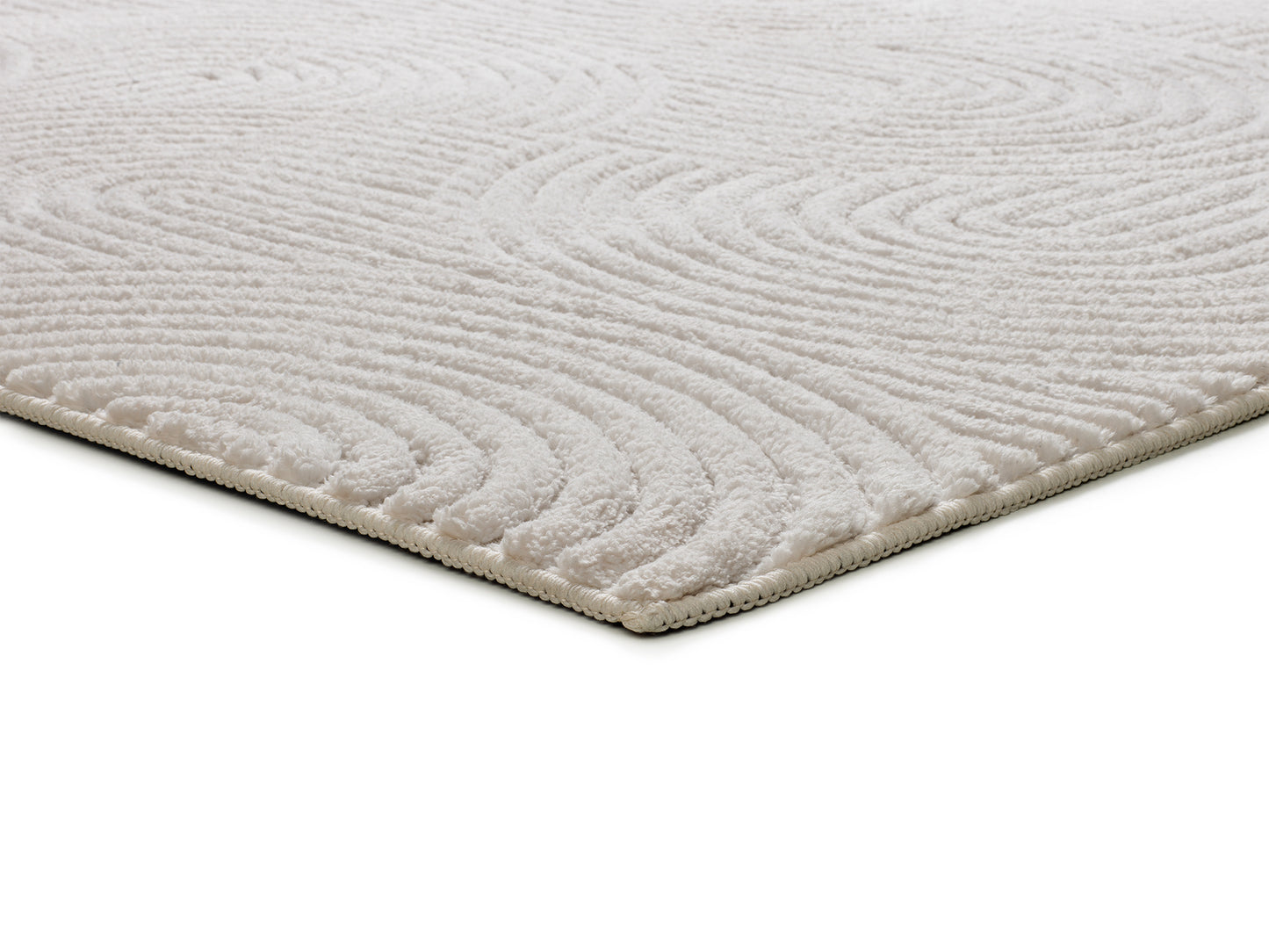 Tappeto lavabile leggero disegno moderno colore crema- UN7001