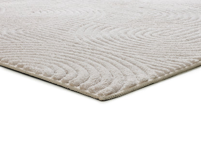 Tappeto lavabile leggero disegno moderno colore crema- UN7001