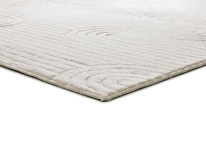 Tappeto lavabile leggero disegno moderno stile scandinavo crema- UN7003