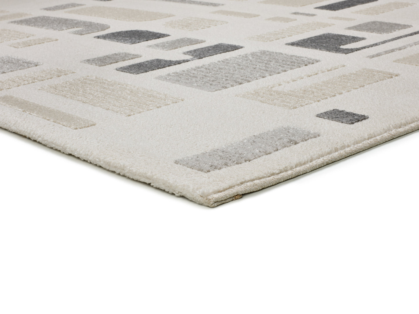 Tappeto salotto grande grigio crema- UN2034